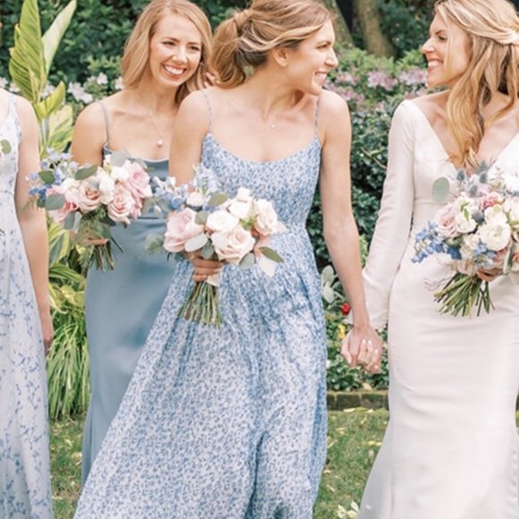 Sachin & Bobbi Rose Dress (Size 0), Tiny Rose Blue - Picture 5 of 8